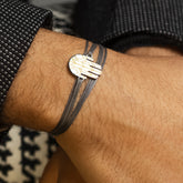 Deco Hamsa Bracelet - Platinum